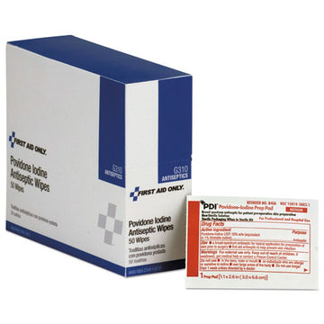 First Aid Only™ Refill For Smartcompliance General Business Cabinet, Pvp Iodine, 50-box freeshipping - TVN Wholesale